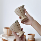 Orii Handmade Fava Bean Stoneware Grip Cup