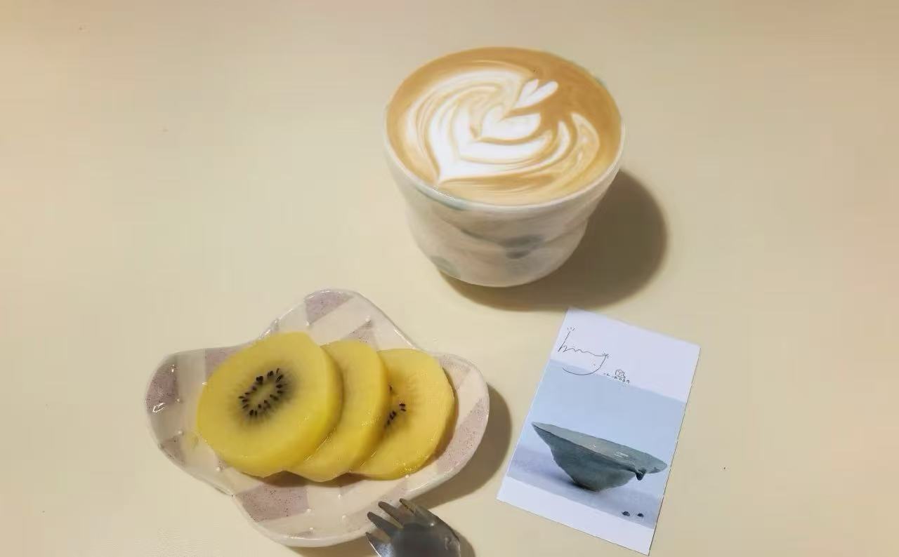 Orii Misty Dot Cup — Handcrafted Ceramic Teacup in Wabi-Sabi Style