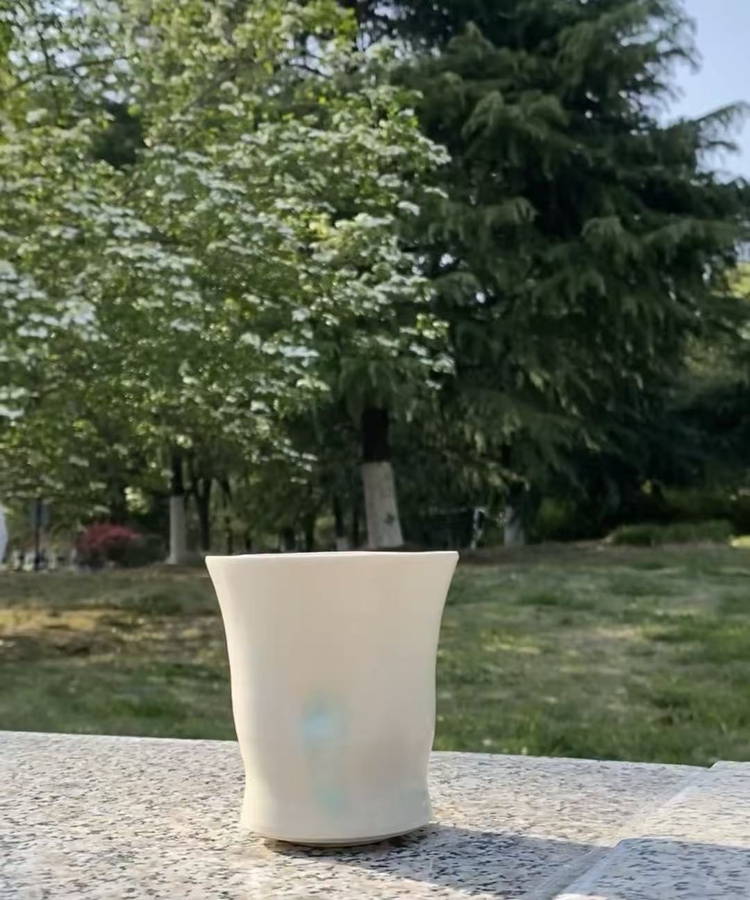 Orii Moonlight Cup — Handcrafted Porcelain Tumbler