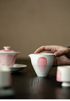 Orii Powder-Glazed Fair Cup Hand-Thrown Ceramic Pitcher · Wabi-Sabi Style