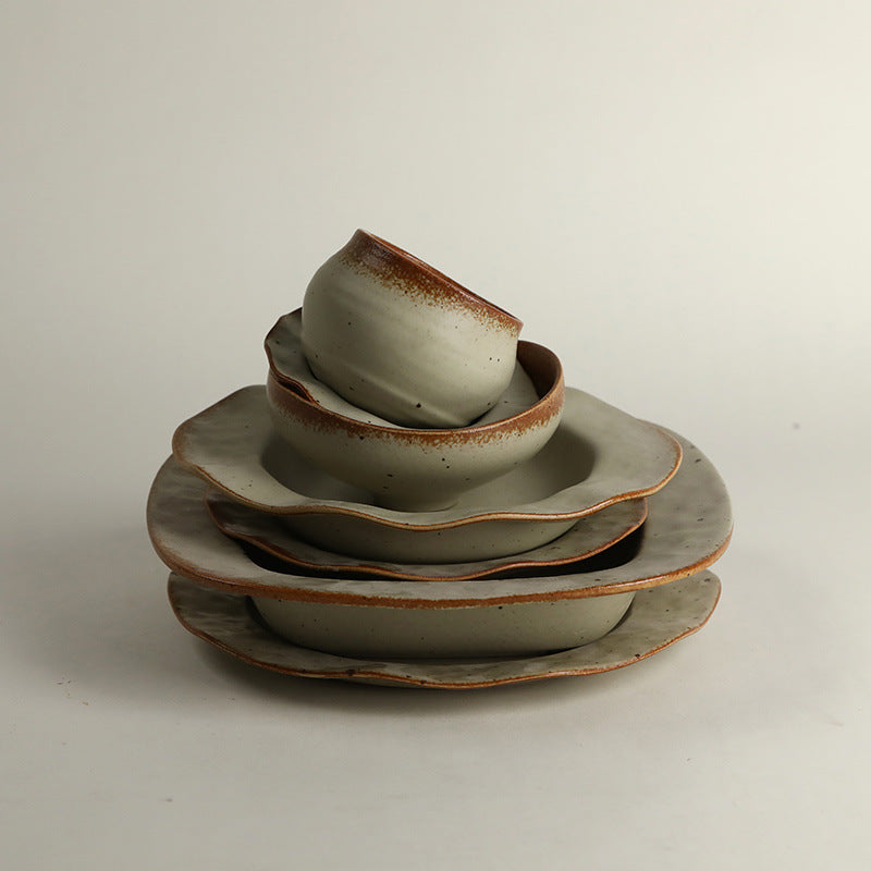 Orii High-Fired Underglaze Porcelain Conical Bowl Set — Large Soup & Ramen