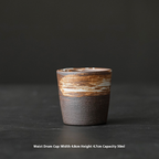 Orii Wabi-Sabi Stoneware Master Tasting Cup