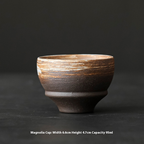 Orii Wabi-Sabi Stoneware Master Tasting Cup - Magnolia Cup