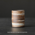 Orii Wabi-Sabi Stoneware Master Tasting Cup - Bamboo Mug